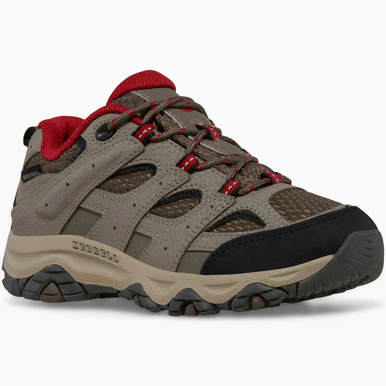 Big Kid's Moab 3 Low Lace Waterproof Sneaker - Hiking