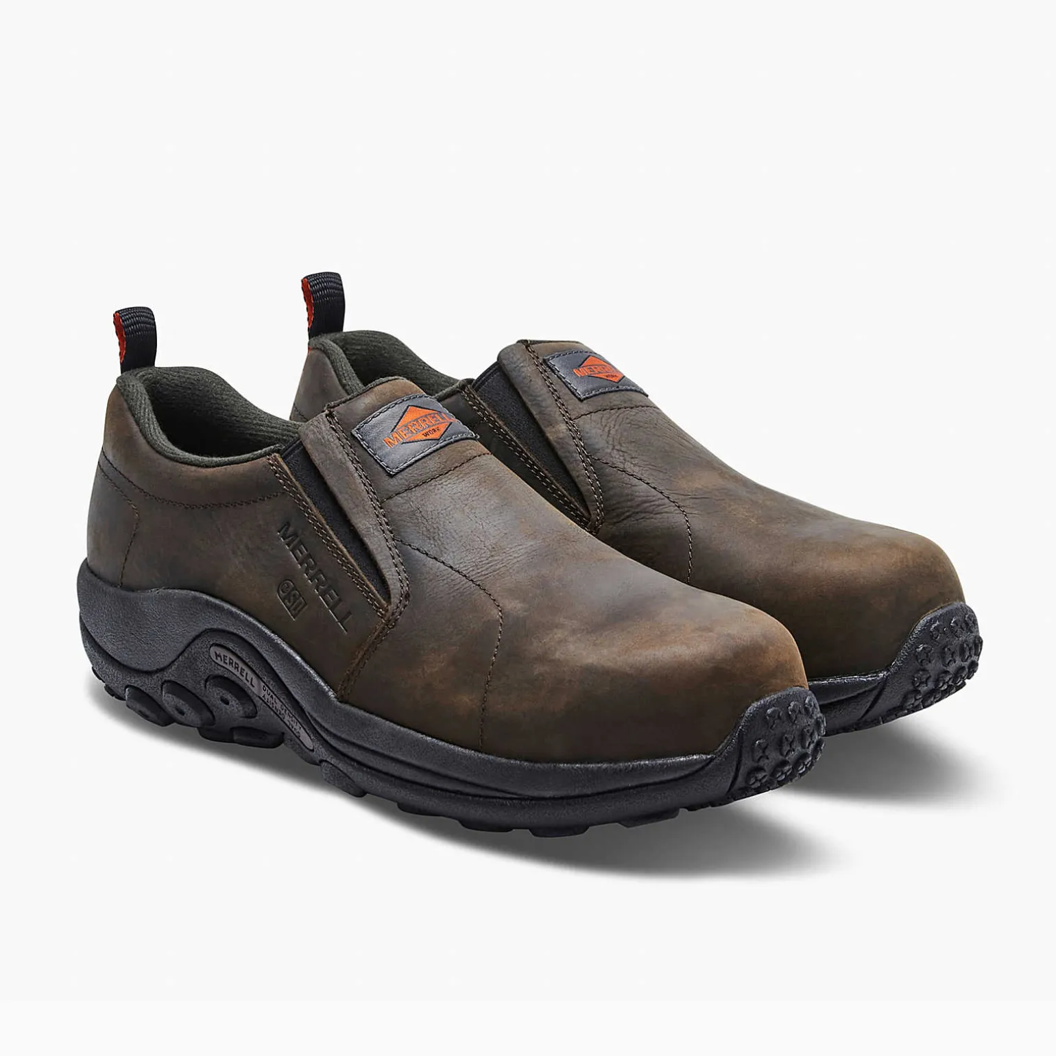 Men's Jungle Moc Leather Comp Toe SD+ Work Shoe Wide Width - Work