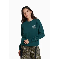 Women's Good Natured Fleece Crew Neck - Tops